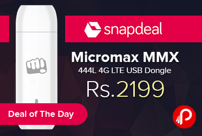 Micromax MMX 444L 4G LTE USB Dongle Just at Rs.2199 - Snapdeal